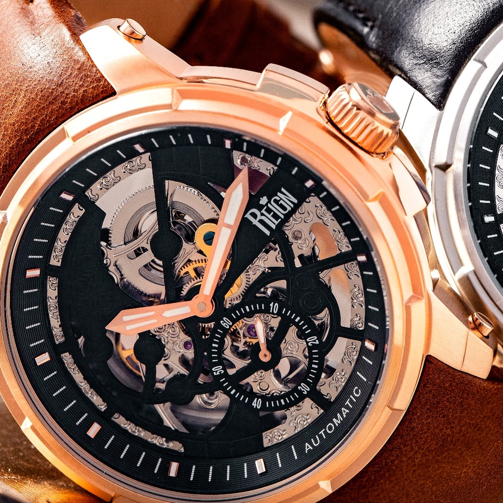 NWT Automatic Genuine Leather Men's Watch